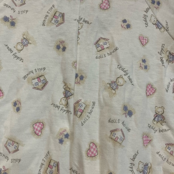 Miniwear Cream and Purple Woodland Footies - Picture 9 of 10